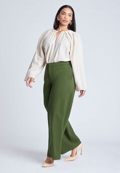 The Ultimate Stretch Wide-Leg Work Pant