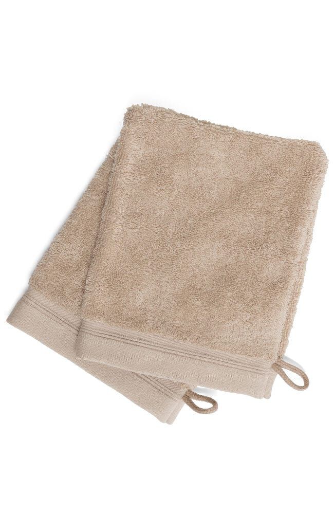 French-Style Bath Mitt 2-Pack, TAN, hi-res image number 0