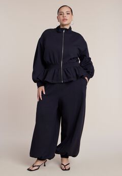 French Terry Pull-On Balloon Sweatpant