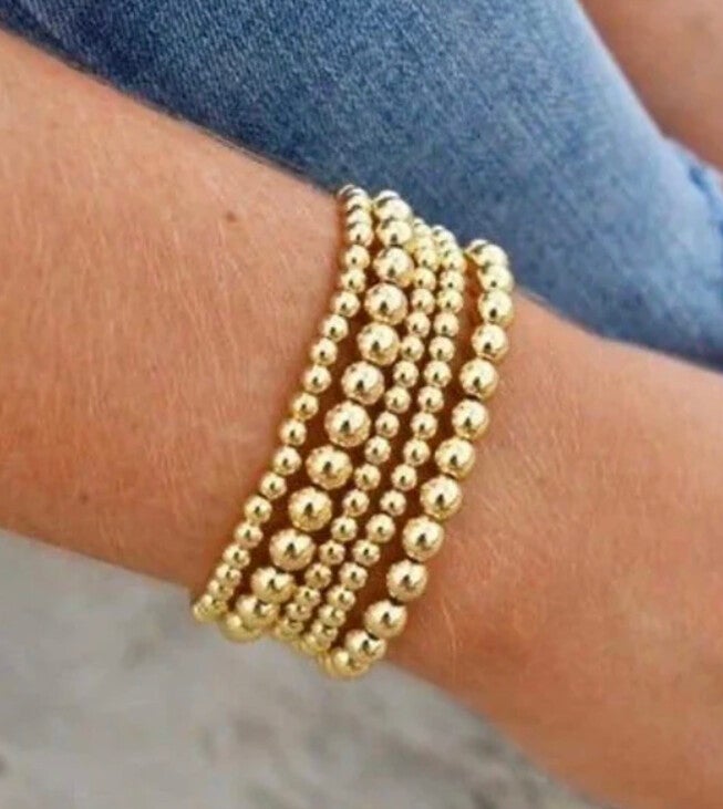 Bella Bracelet - 6mm, GOLD, alternate image number 1