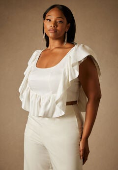 Bridal by ELOQUII Ruffle Bustier