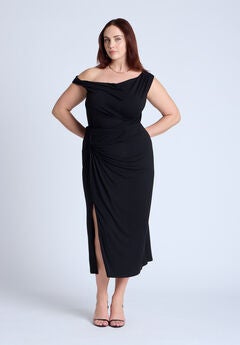 Twist Skirt With Slit