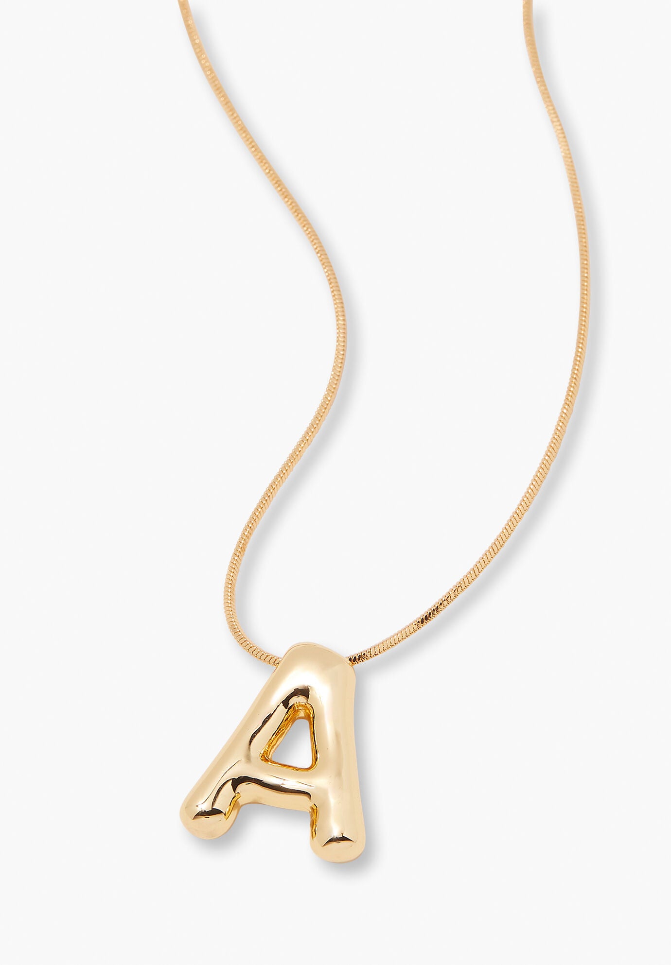Pippa Bubble Initial Pendant, A, on-hover image number 1