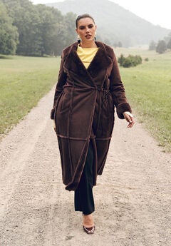 Long Sherpa Lined Coat