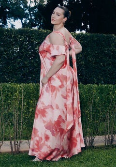 Strap Detail Trapeze Gown