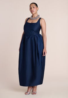 Pleated Tank Gown