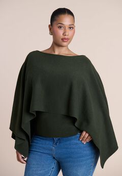 Layered Cape Sweater