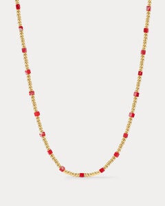 The Costa del Sol Beaded Necklace- Gold