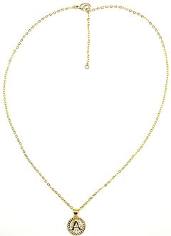 Lustre Initial Necklace