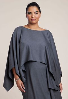 Draped Cape Top