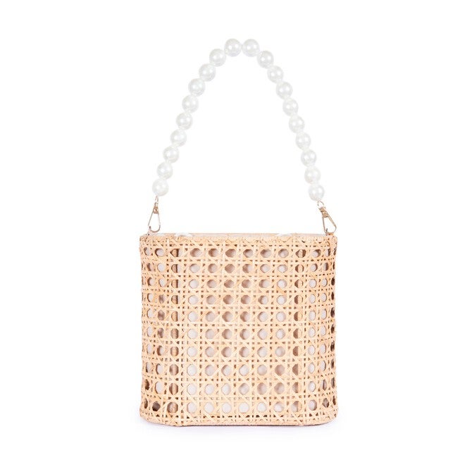 Amalfi Small Satchel, NATURAL PEARL, alternate image number null