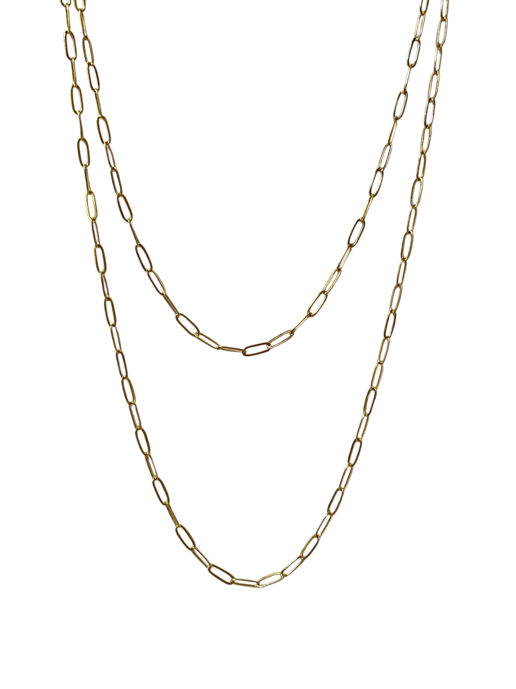 Duo Necklace, GOLD FILLED, hi-res image number 0