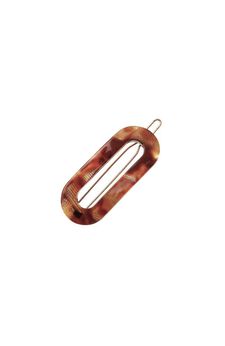 Mini Oval Tige Boule Barrette
