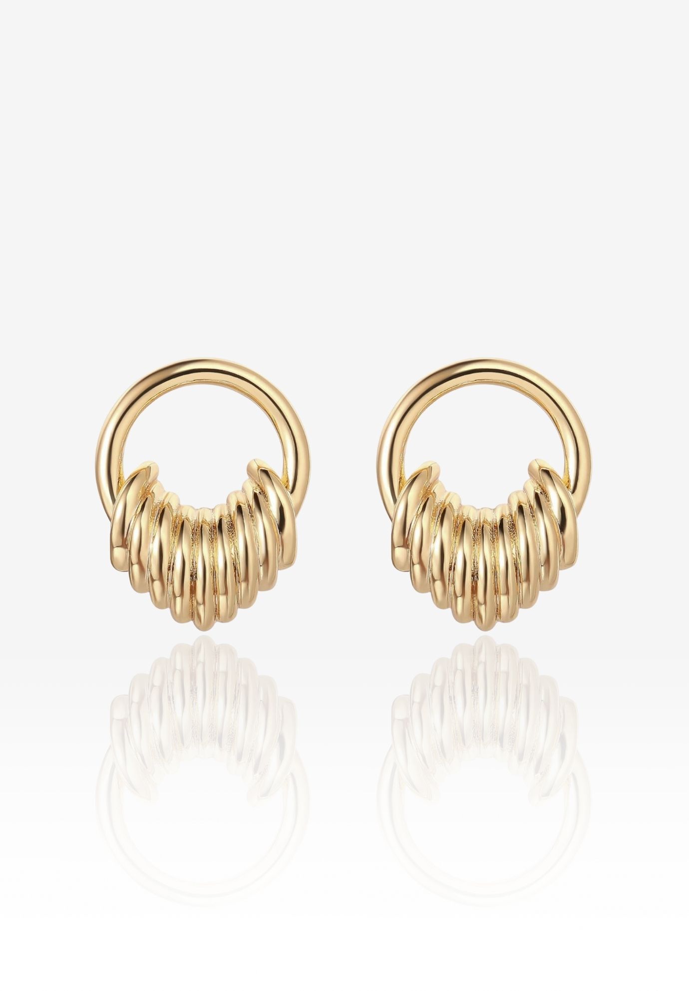 Rhea Earrings, GOLD, hi-res image number 0
