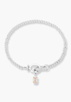 Mackenzie Silver Birthstone Bracelet