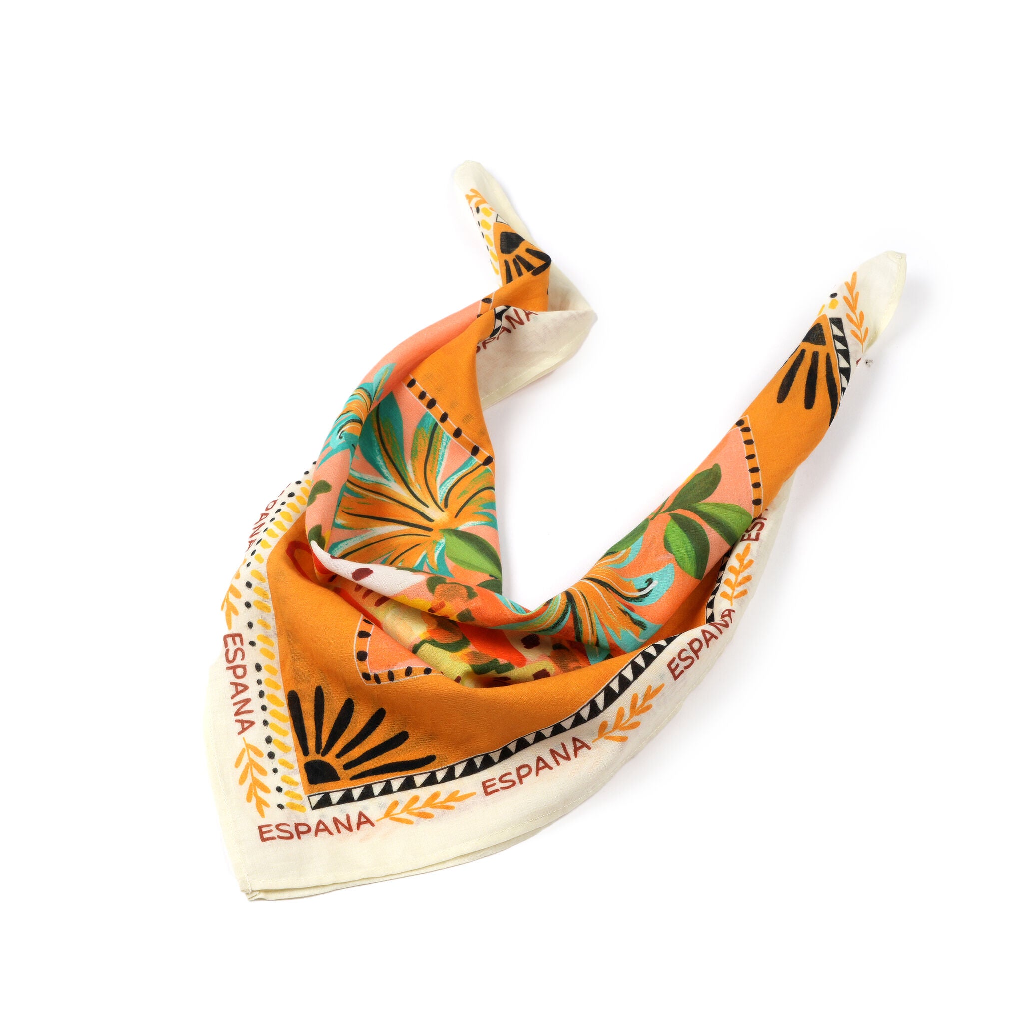 Dolce Farniente Espa&ntilde;a Bandana - Mustard, ORANGE, alternate image number 2