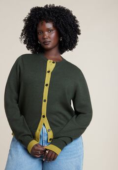 Colorblocked Cardigan