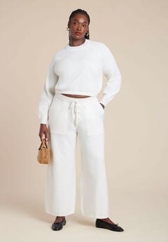 Drawstring Detail Sweater Pant