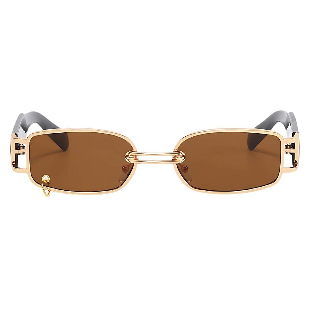 Inez Sunglasses, BROWN AND GOLD, hi-res image number 0