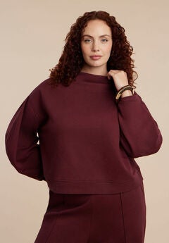 Funnel Neck Sweatshirt
