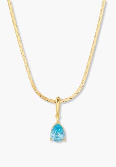 Melrose Teardrop Birthstone Necklace