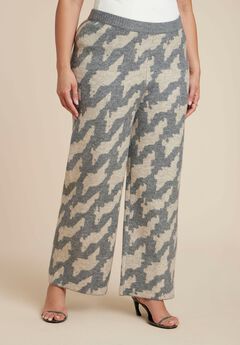 Intarsia Sweater Pant