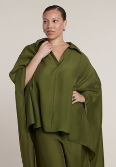 Semi-Sheer Kaftan Top