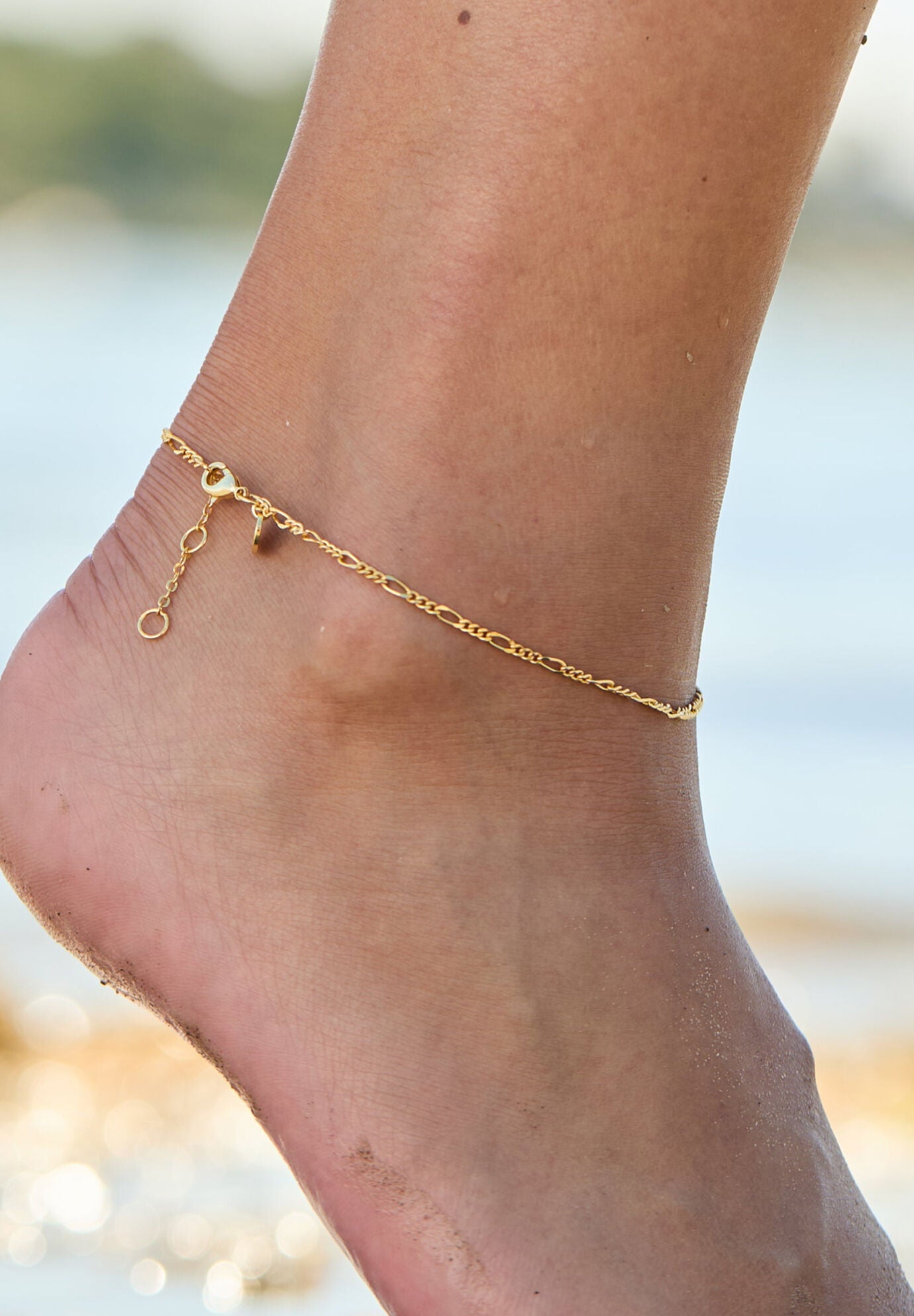 Lennon Anklet, GOLD, alternate image number 2