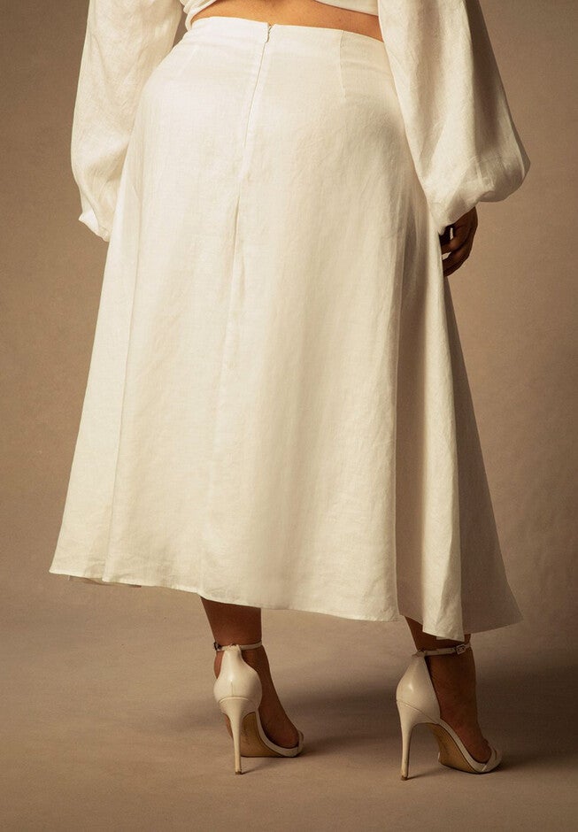 Bridal by ELOQUII A-Line Skirt, , alternate image number null