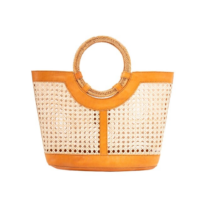 Hilton Large Satchel, TAN, alternate image number 4