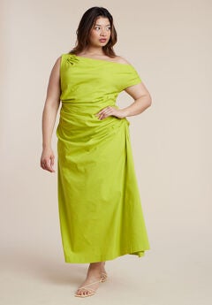 One Shoulder Maxi Dress