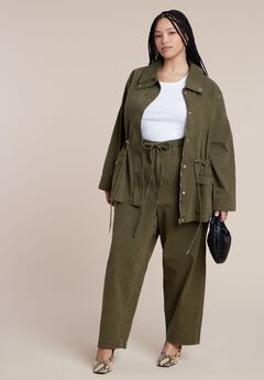 Adjustable Drawstring Casual Pant