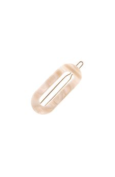 Mini Oval Tige Boule Barrette