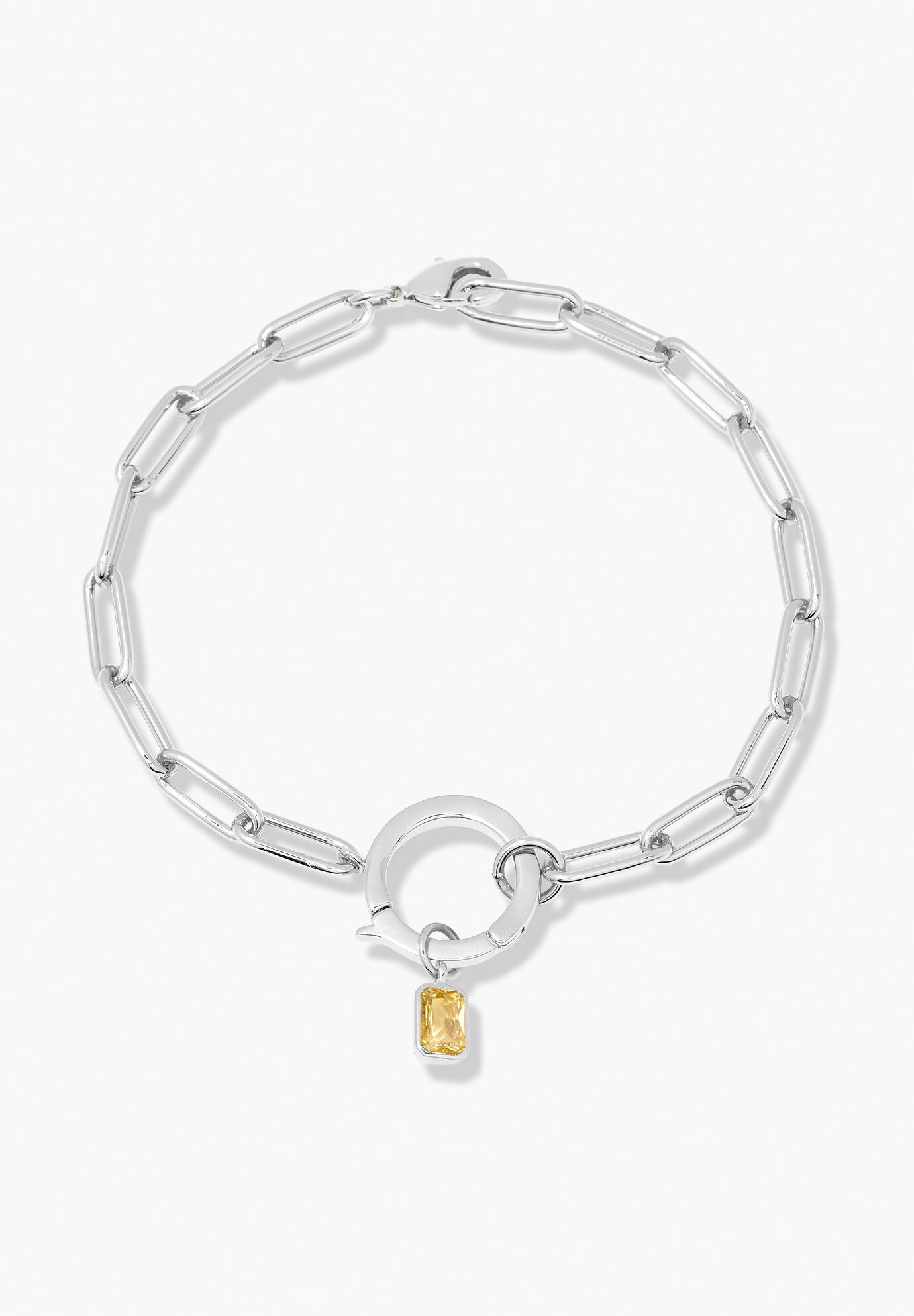 Colette Silver Birthstone Bracelet, NOVEMBER, hi-res image number 0