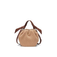 Selena Eco Fur Bucket Medium Crossbody