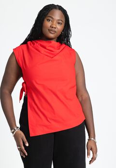 Asym Tie Top