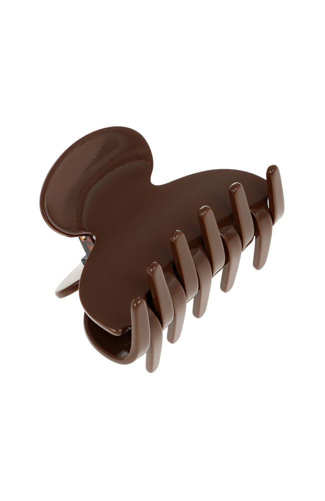 Small Couture Claw Clip, CHOCOLATE, hi-res image number 0