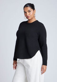 Scoop Hem Sweater