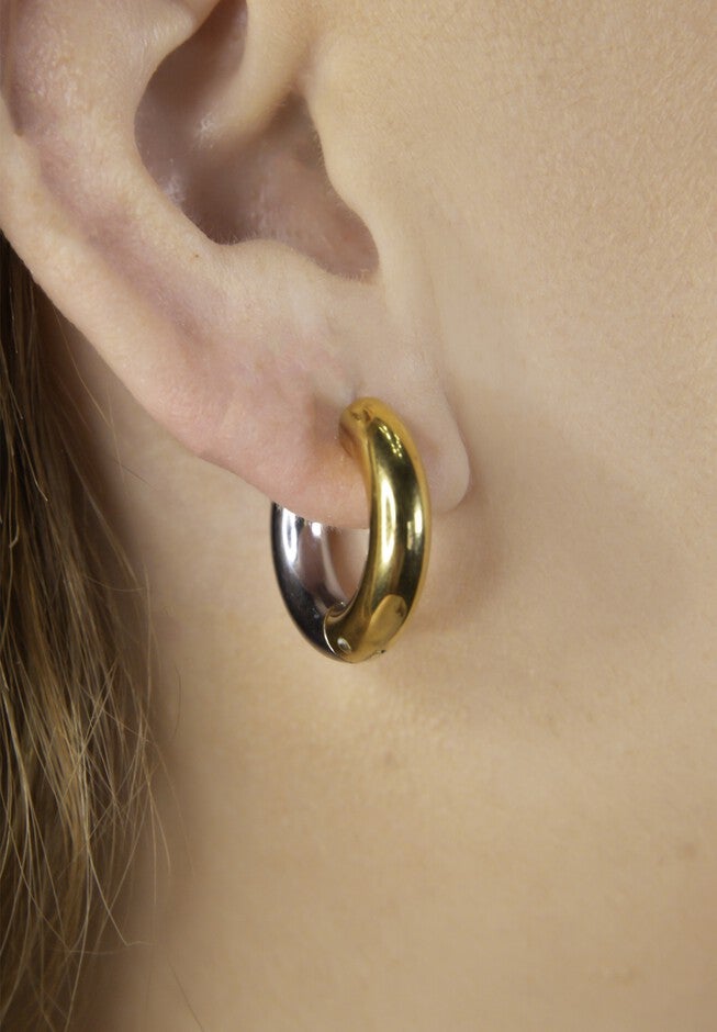 Hendrix Two-Tone Earrings, , on-hover image number 1