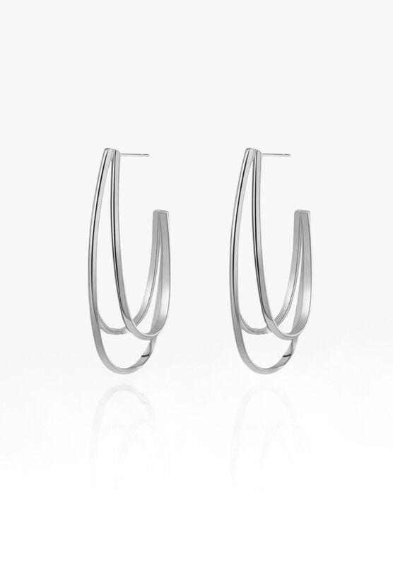 Scottie Silver Earrings, SILVER, hi-res image number 0