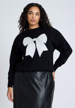 Bow Intarsia Sweater