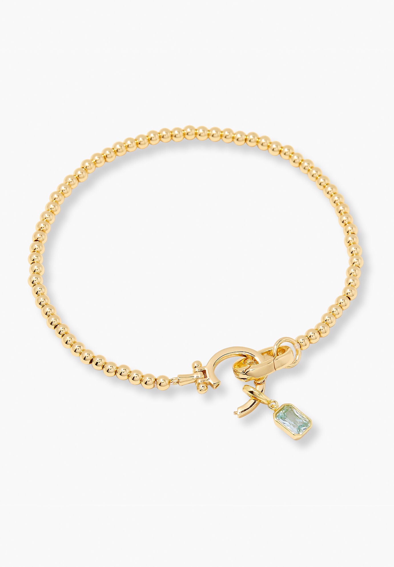 Mackenzie Gold Birthstone Bracelet, MARCH, on-hover image number 1