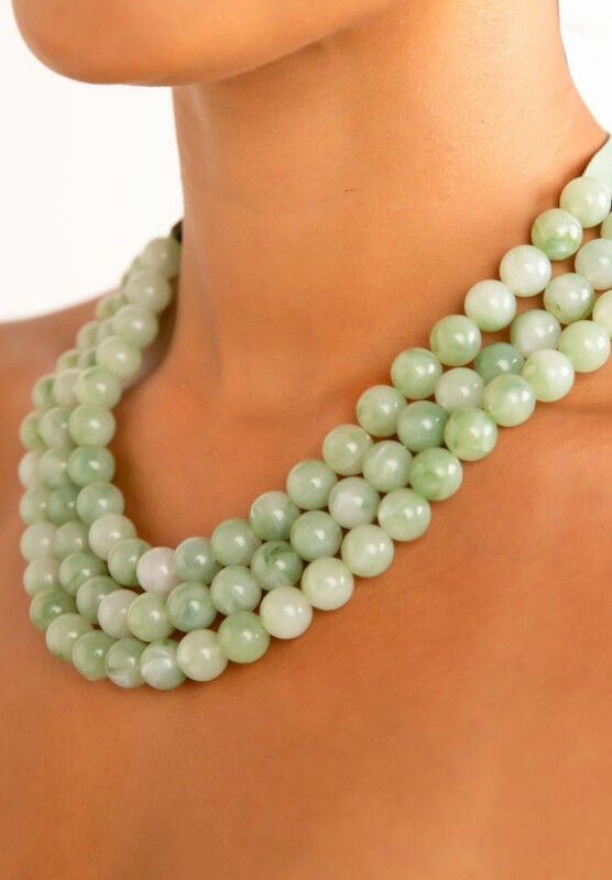 Aqua Phoebe Necklace, BLUE, alternate image number 1