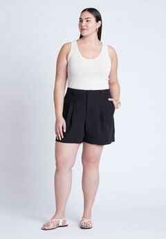 The Fluid Crepe Short