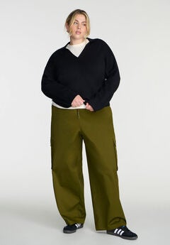 Woven Cargo Pocket Pant