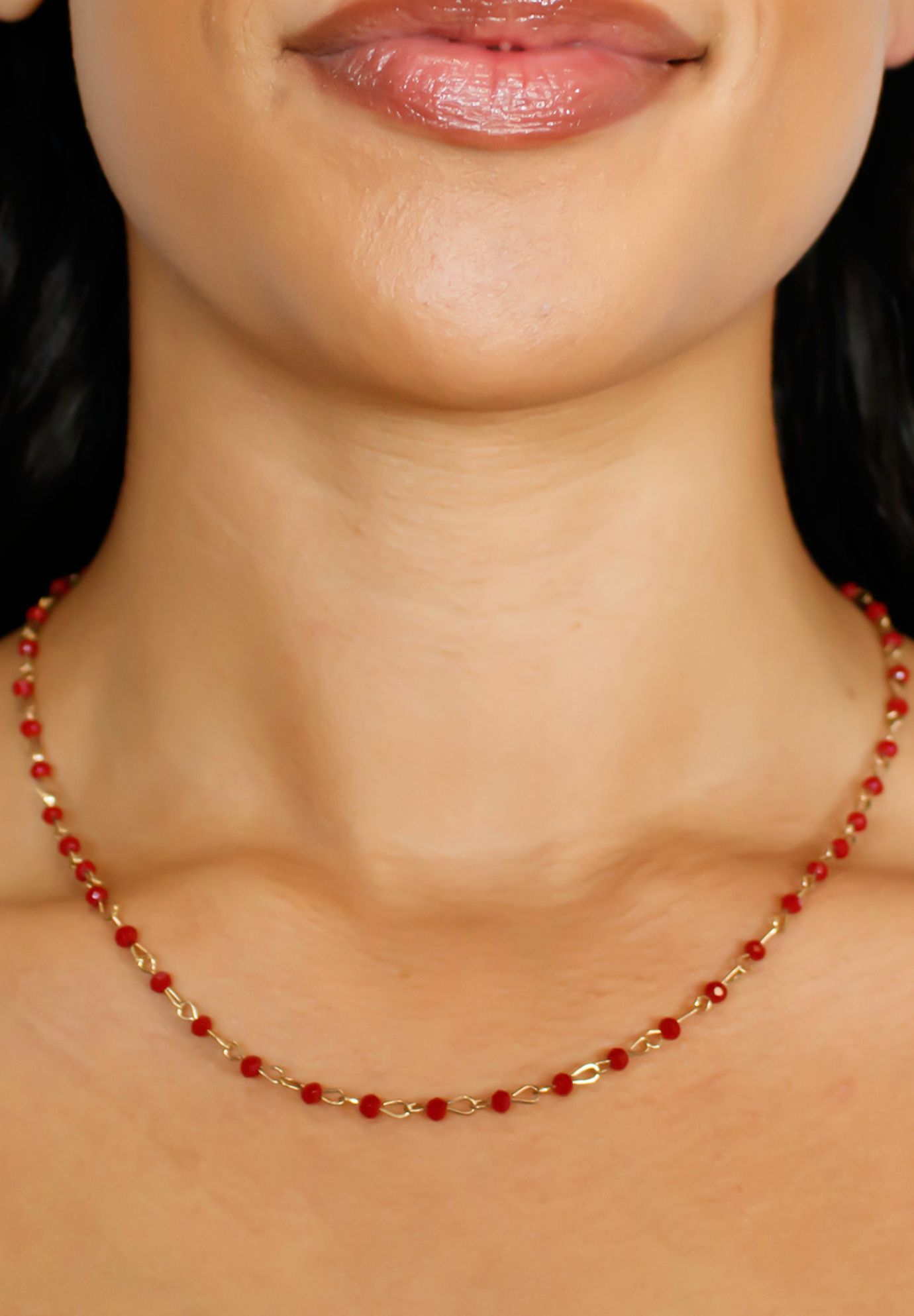 Goldie Fish Necklace, GOLD, alternate image number 3