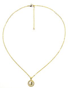 Lustre Initial Necklace