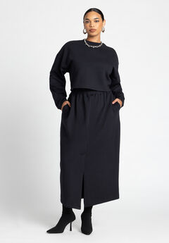 Maxi French Terry Skirt