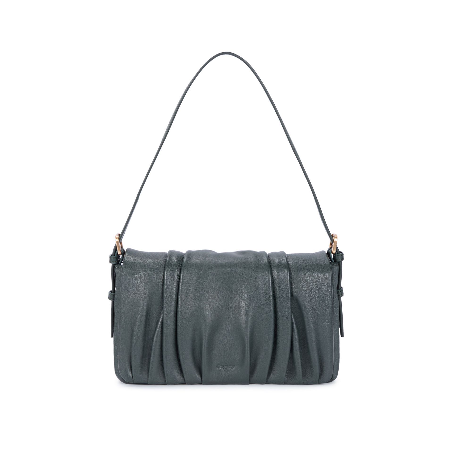 Bell Shoulder Medium Crossbody, DEEP GREEN, hi-res image number 0