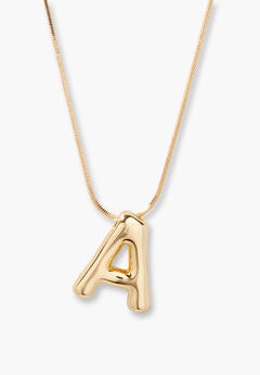 Pippa Bubble Initial Pendant
